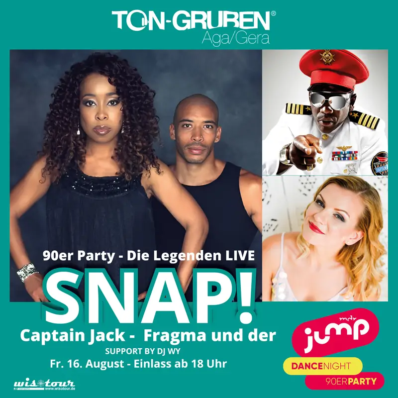 Ton-Gruben Event 90er Party MDR Jump Dancenight